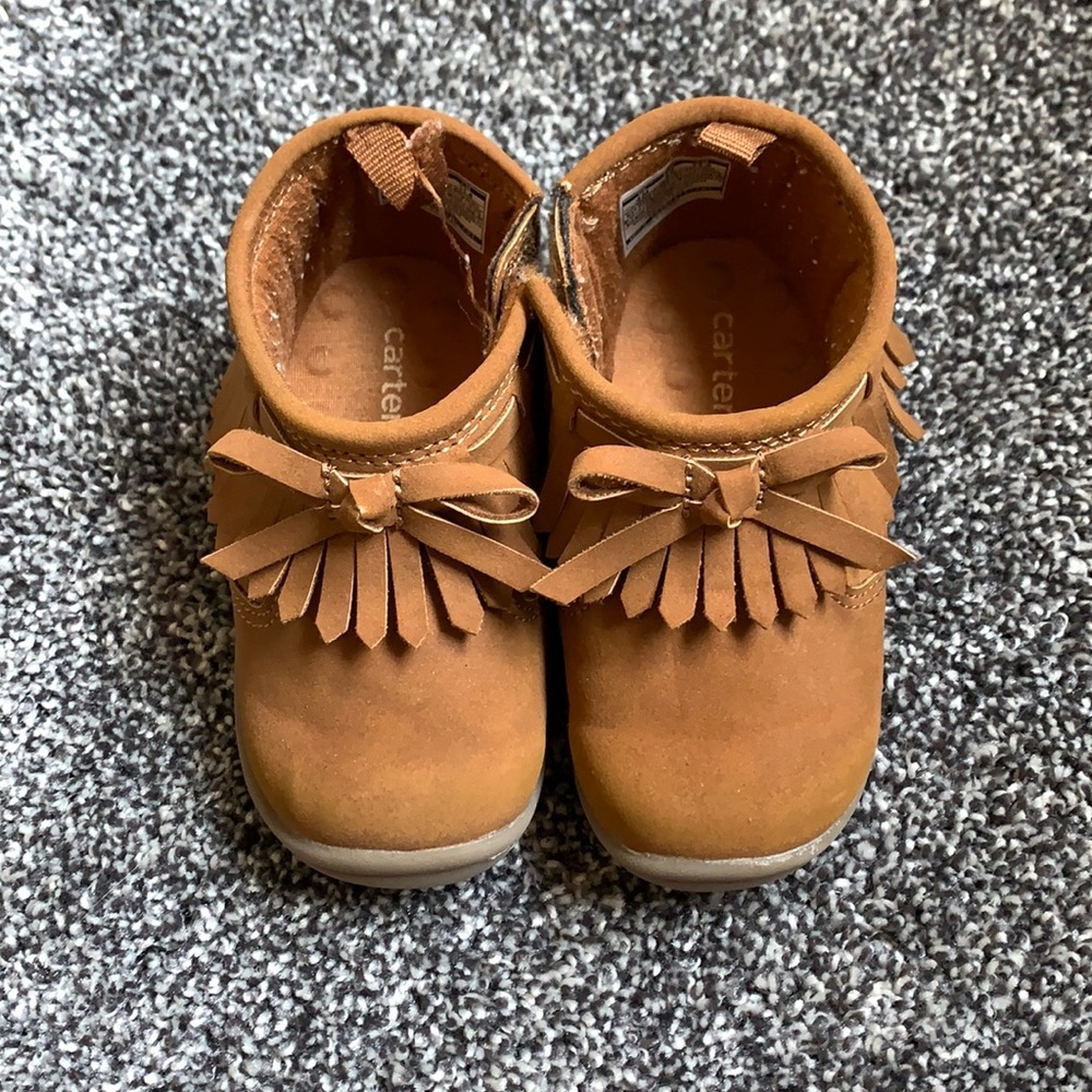 Moccasins size 4 toddler